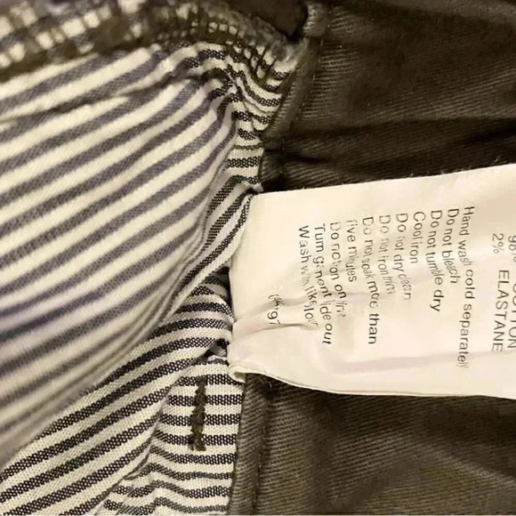 AAPE by A Bathing Ape Dark Green Cargo Pants | Elastic Cuff, Size 33 - Picture 4 of 5